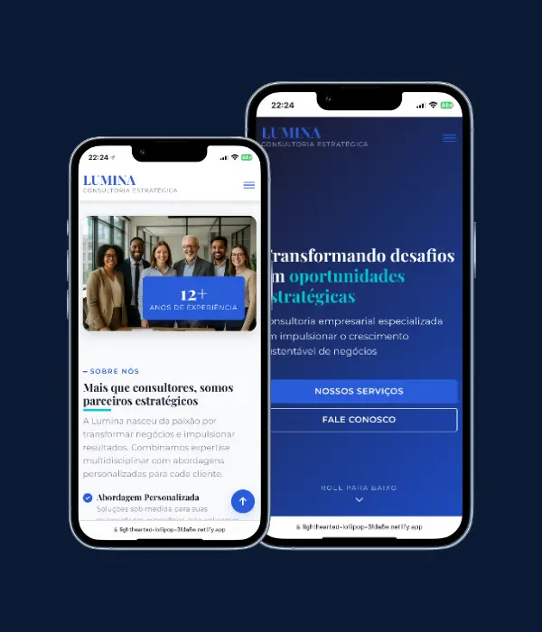 Website para Empresa de Consultoria