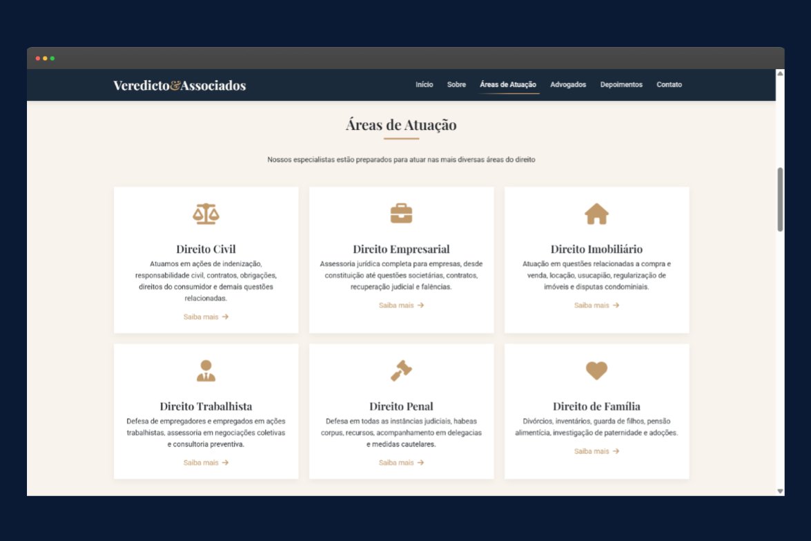 Seção de Áreas de Atuação
